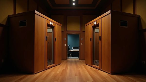 Cabines acoustiques d'occasion inspectées pour un confort optimal