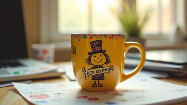 Mug bonne chance pour trouver de meilleurs collègues humoristique