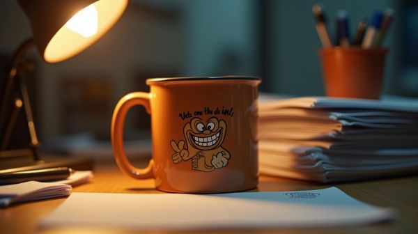 Mug bonne chance pour trouver de meilleurs collègues humoristique